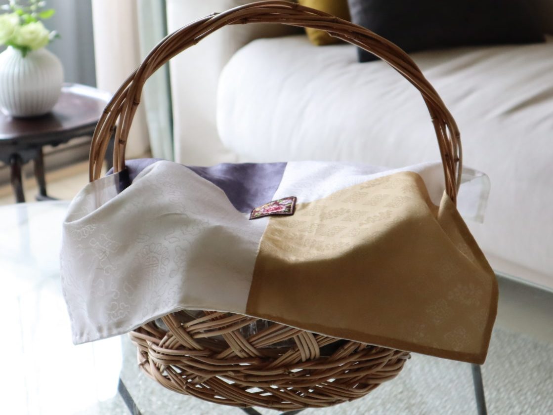 カバーとしてのポジャギ使用例