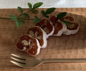 干し柿胡桃巻き